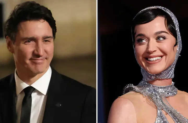 جاستین ترودو و کیتی پری، دست در دست هم در پاریس